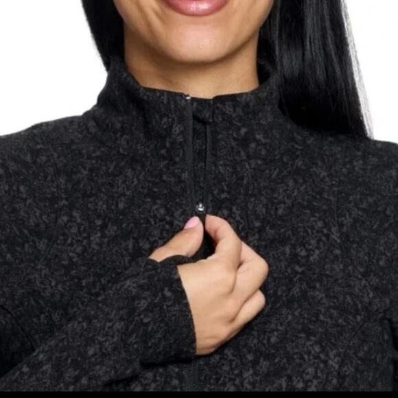 Spyder Ladies' Fleece Printed Half Zip Black/gray Women's - Picture 4 of 6